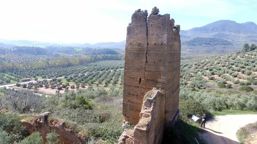 La torre de El Cardete desde el norte
