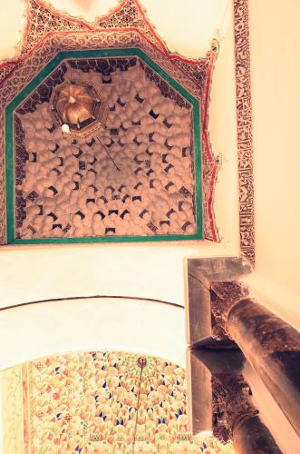 Cúpula del mihrab de la mezquita de la Qasba de Marrakech