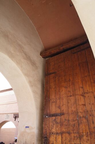 Detalle de la jamba de la Bab Tagzut de Marrakech