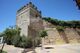 La torre del ángulo noroeste del recinto amurallado de Jerez desde el sur