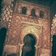 Fachada del mihrab de la mezquita de Tinmal