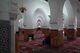 Vista hacia el oeste de la sala de oración de la mezquita de Salé desde el mihrab
