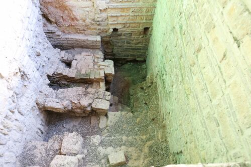 Sala de servicio del horno del hammam del barrio de San Pedro de Córdoba