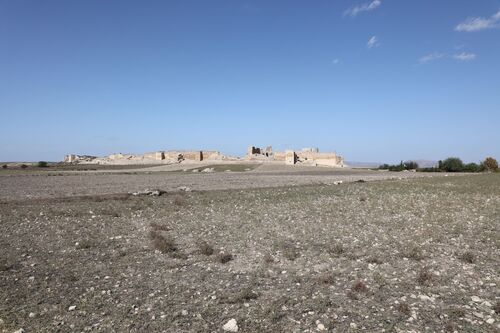 Vista del recinto de Calatrava la Vieja desde el sureste