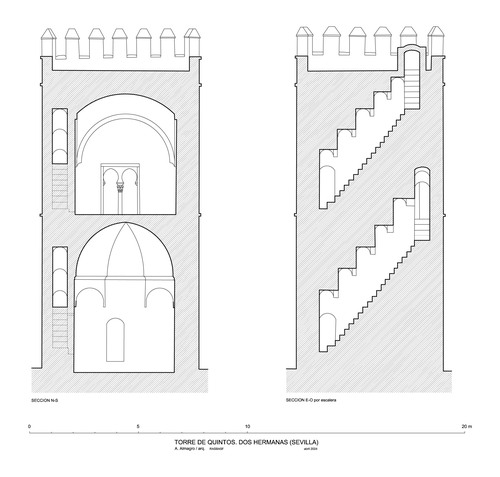 Secciones de la Torre de Quintos en Dos Hermanas