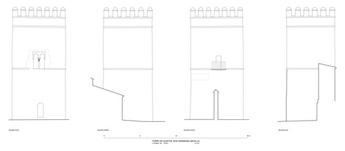 Alzados de la Torre de Quintos en Dos Hermanas