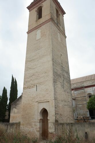 Ángulo noroeste del alminar de la mezquita de Sanlucar la Mayor