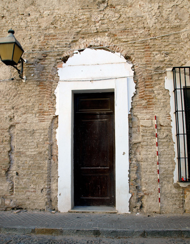 Arco del patio de la mezquita aljama de Jerez
