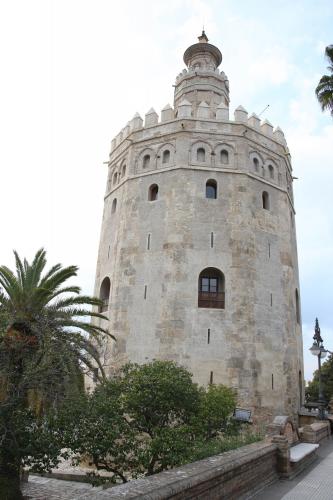 Vista de la Torre del Oro desde el sur