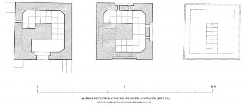 Planta del alminar de Cuatrovitas