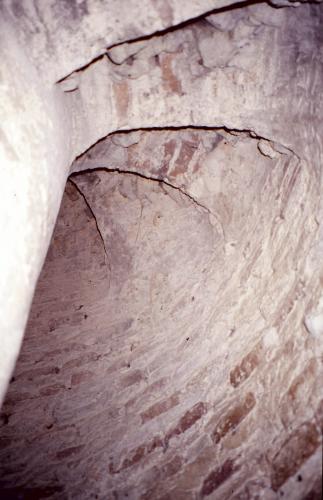 Bóveda de la escalera del alminar de Lerena