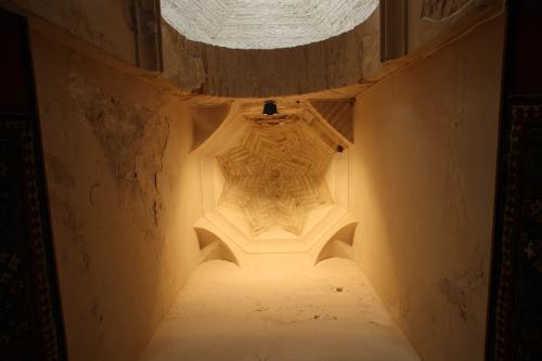 Bóveda del mihrab de la mezquita del alcázar de Jerez