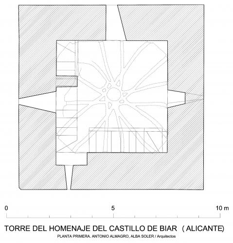 Planta primera de la torre