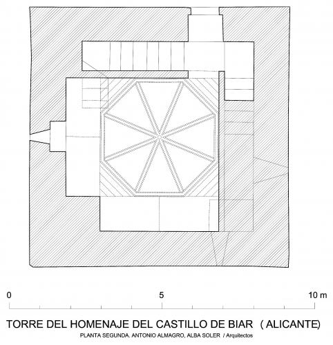 Planta segunda de la torre