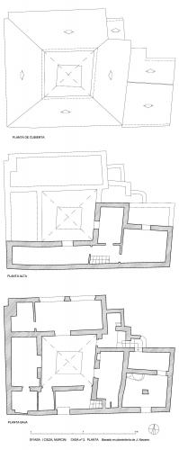 Plantas de la casa nº 2 de Medina Siyasa
