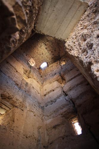 Interior de la torre meridional