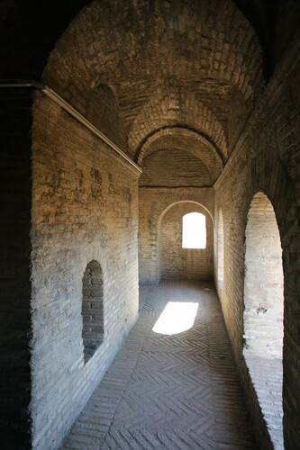 Galería del lado suroeste del nivle 2 de la Torre Blanca de Sevilla