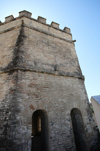 Lado norte de la Torre de la Plata de Sevilla