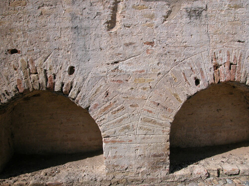 Detalle de los arcos del acueducto