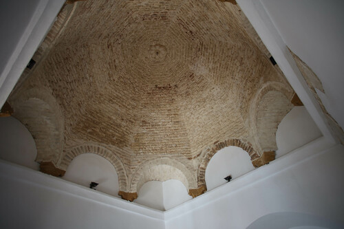 Bóveda de la estancia principal de la torre noreste del alcázar de la puerta de Sevilla en Carmona
