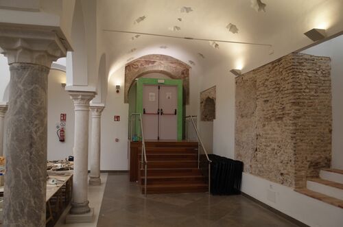 Espacio de la sala caliente del hammam de la calle Baños de Sevilla