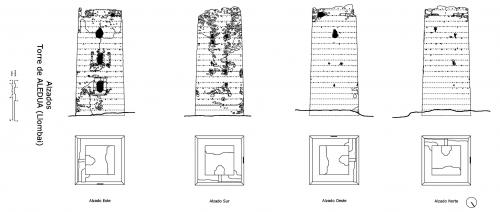 Alzados de la torre