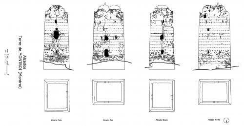 Alzados  de la torre