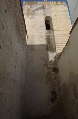 Torre del frente sur del del recinto amurallado de Écija, junto a la puerta de Osuna