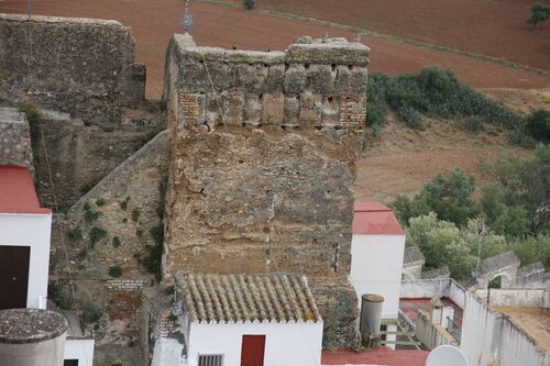 Detalle de la torre albarrana del sector sur de la muralla de Arcos de la Frontera