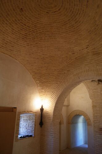 Bóveda de la cámara interior de la torre oeste del alcázar de Jerez