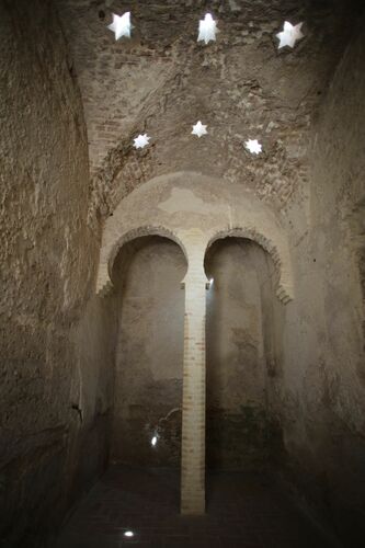 La sala fría del baño del alcázar de Jerez