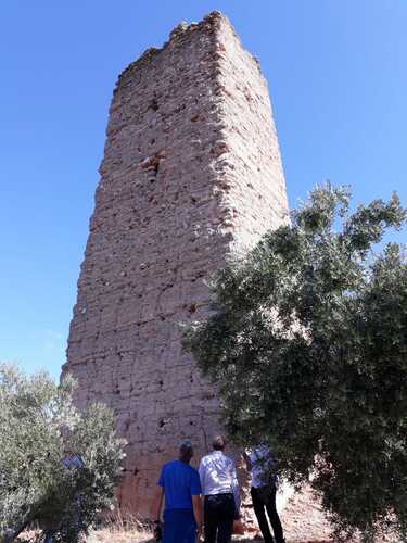 Cara oeste de la torre sur de Santa Catalina