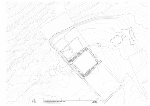 Planta topográfica de la torre de Gutamarta