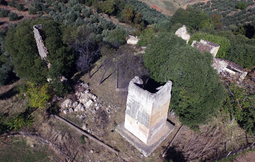 Vista aérea del asentamiento de Peñolite