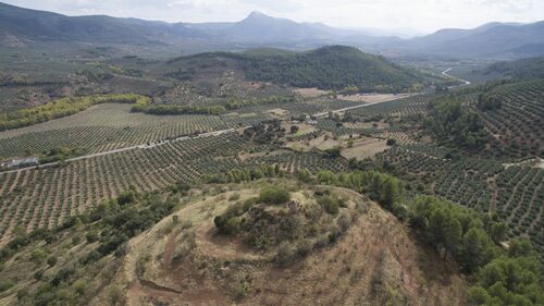 Vista aérea de la fortificación de la Fuente de la Torre