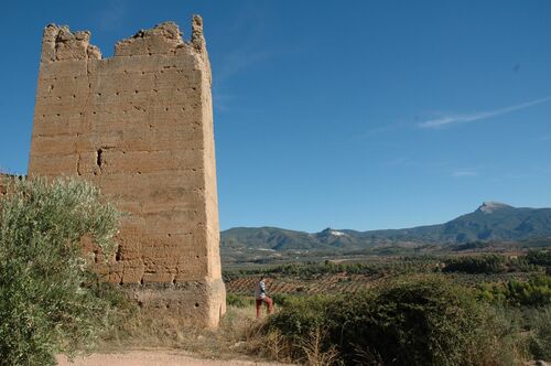 Frente noroeste de la torre de El Cardete