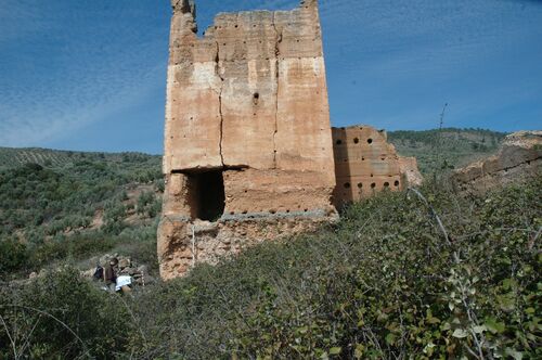 Frente sureste de la torre de El Cardete