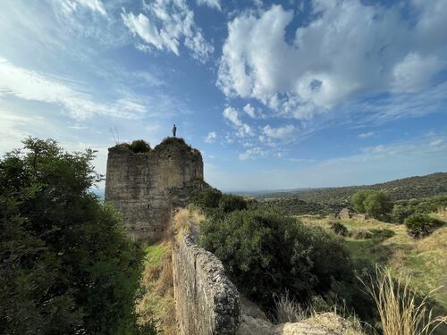 Vista de la torre del homenaje desde el lado oriental