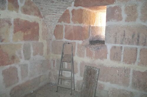 Sala de la planta primera de la torre-puerta de Belén en Córdoba