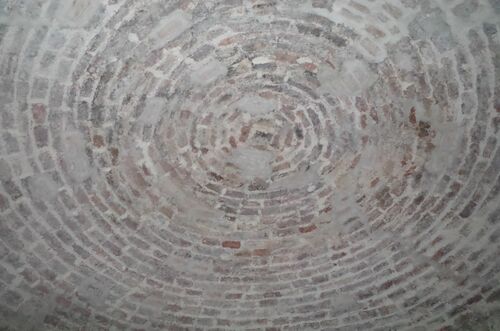 Bóveda vaída de la segunda planta de la torre-puerta de Belén en Córdoba