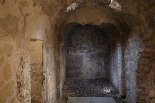 Sala caliente del hammam almohade del Campo de los Mártires en el Alcázar de Córdoba