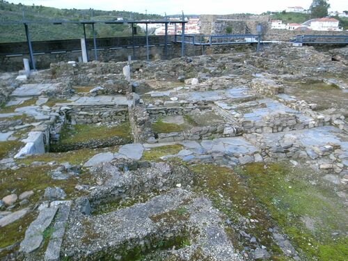 viviendas de la alcazaba de Mértola