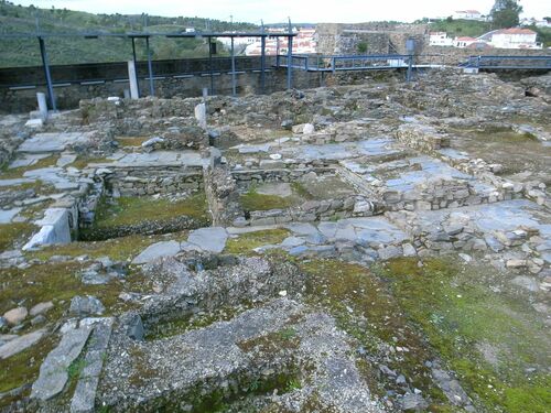 viviendas de la alcazaba de Mértola