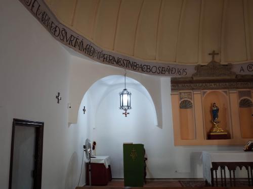 Interior de la ermita de San Sebastián