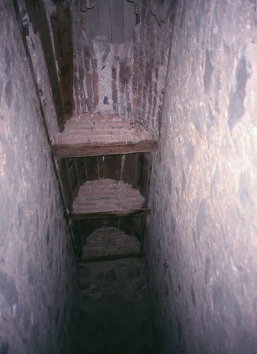 Bóvedas de la escalera del alminar de la mezquita de Tinmal