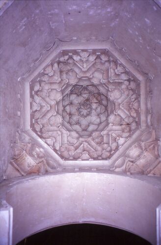 Cupula de mocárabes del mihrab de la mezquita de Tinmal