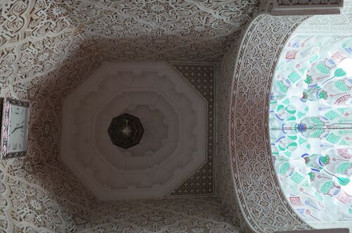 Cúpula de mocárabes del mihrab de la mezquita de Salé