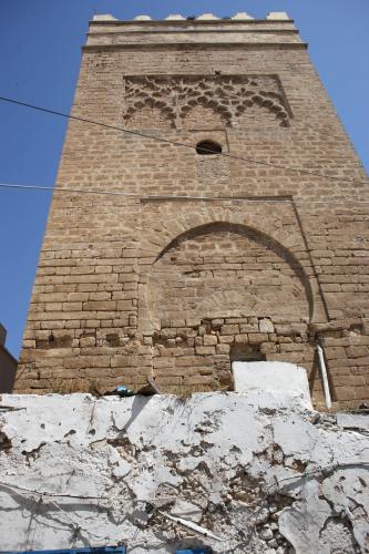 Fachada norte del alminar