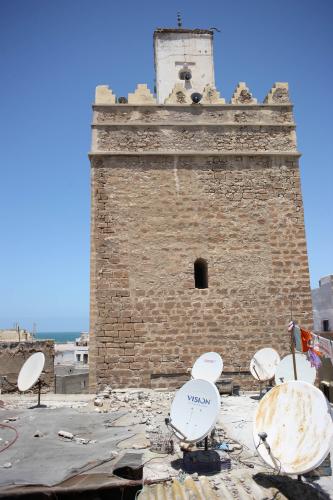 Fachada sur del alminar