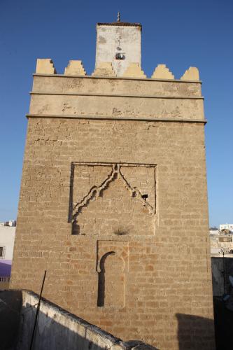 Fachada oeste del alminar